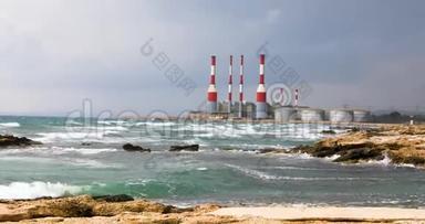 塞浦路斯德凯利亚电站电力管理局。 4k视频4096X2160